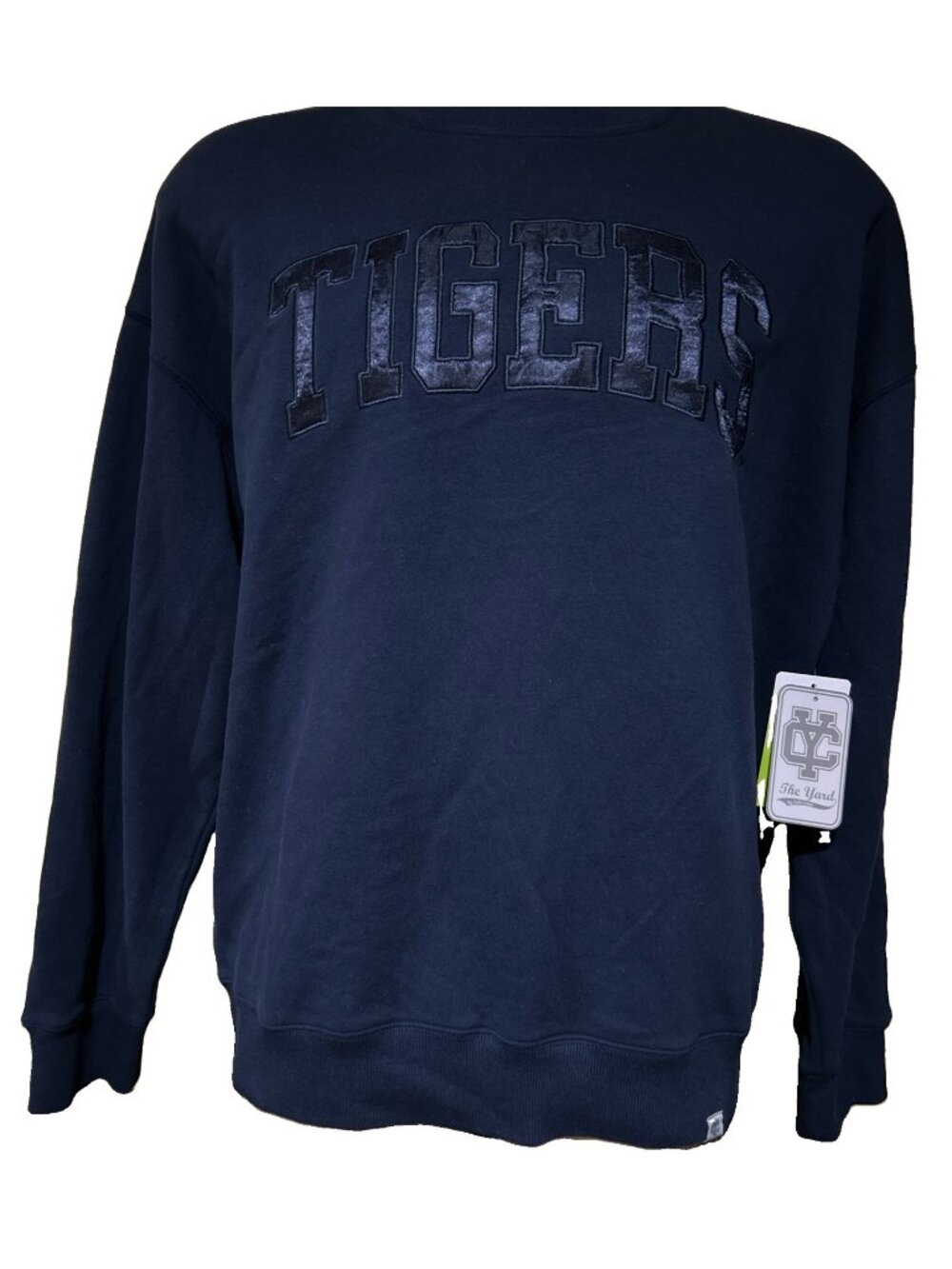 NEW Auburn Tigers AU Colosseum Blue Stitched Crew Neck Sweatshirt Men's L